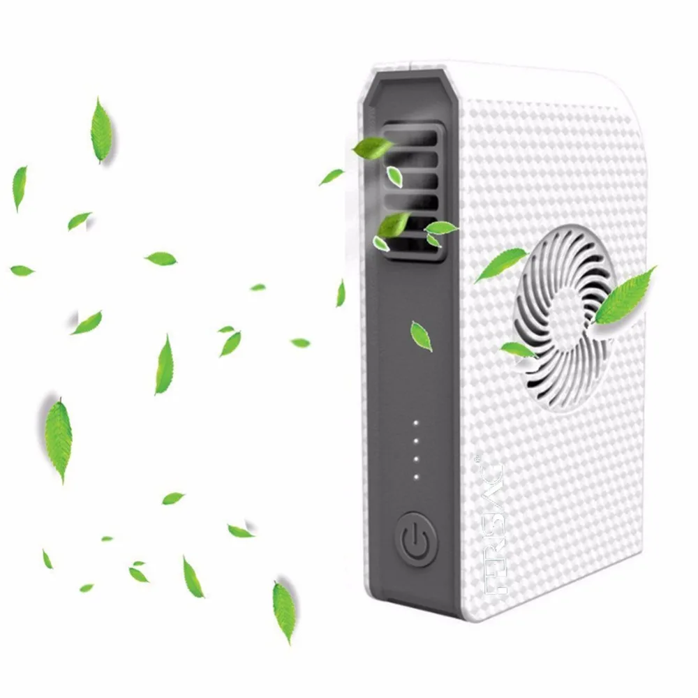 FERISING 3 скорости Мини Портативный Ручной USB Перезаряжаемый безлопастный охладитель с вентилятором 6000 мАч Внешний аккумулятор для мобильного телефона