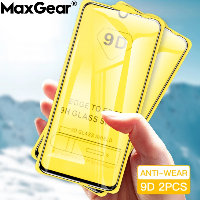 MaxGear 2 шт 9D закаленное защитное стекло для Honor V20 V10 V9 Защитное стекло для экрана для huawei Honor 9 10 20 Lite 20i 10i