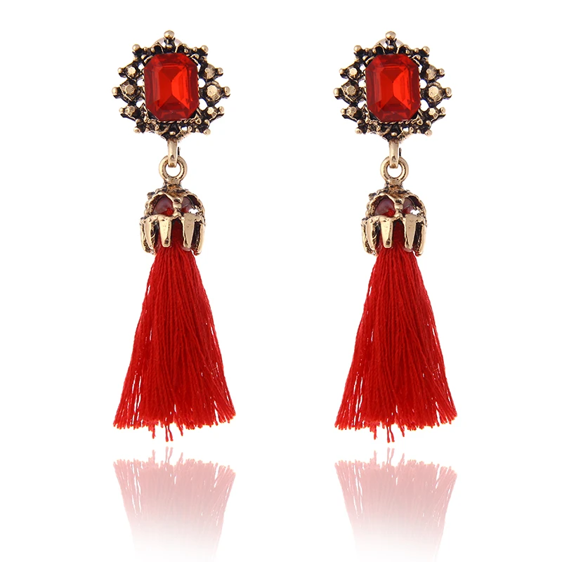 Женские серьги e0238 корейские модные длинные с кисточками|long tassel earrings|tassel earringsearrings