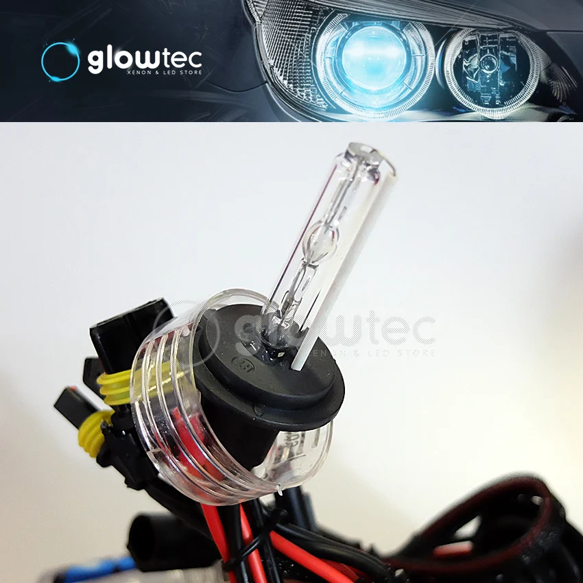 GLOWTEC автомобильный Стайлинг 1 пара 35 Вт H1 лампа HID ксеноновая автомобильная фара