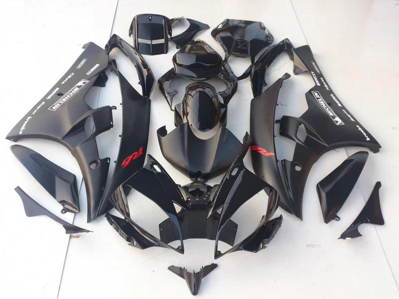 Комплект обтекателей под давлением для YAMAHA YZFR6 06 07 YZF R6 YZF600 2006 2007 ABS матовые и