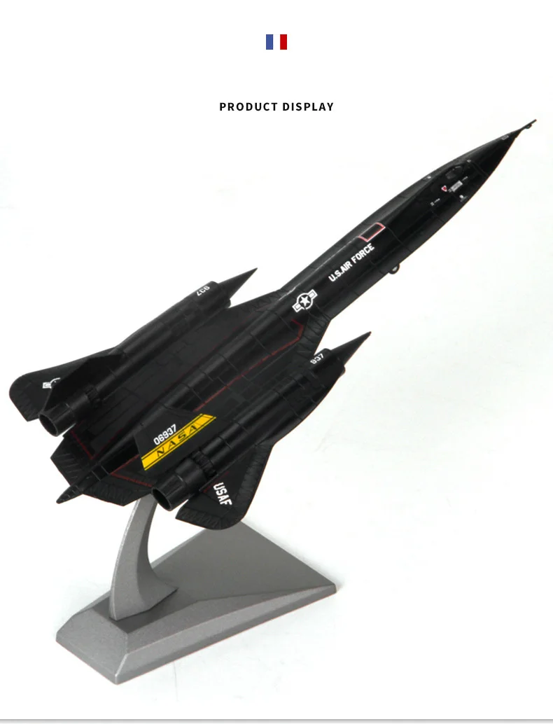 22,5*11,5*14 см Blackbird SR-71A разведочный самолет сплав модель самолета Моделирование готовые украшения RC модель SR71 1:144