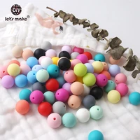 lets make silicone beads bulk lot food grade teething nursing chewing round beads 12mm bulk lot of 100 loose silicone beads