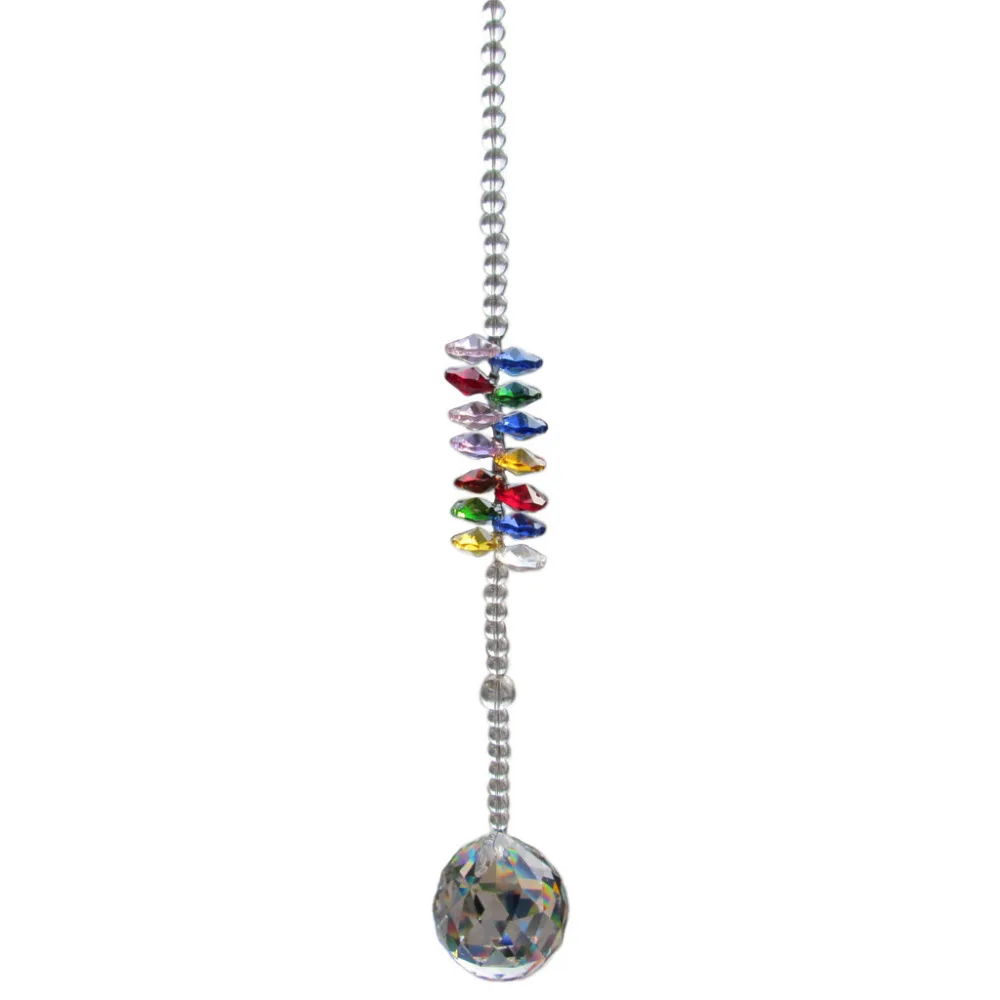 

Feng shui 40mm crystal ball&14mm octagon beads healing crystals suncatcher wedding decoration,crystal chandelier parts NO#46-2
