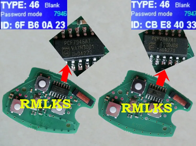 RMLKS дистанционный ключ 433 МГц PCF7946 PCF7947 чип с VAC102 Blade подходит для Renault Clio DACIA Logan Sandero