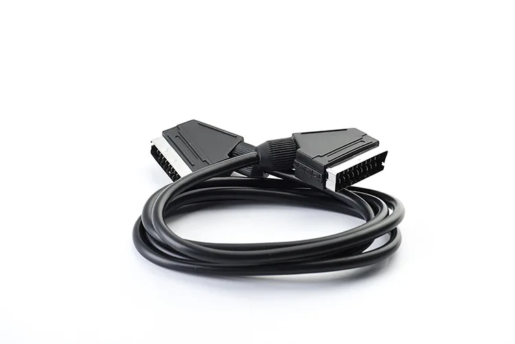 10 шт./лот 1 5 м 21 штырьковый кабель Scart свинцовый провод штырь для видео DVD TV VCR