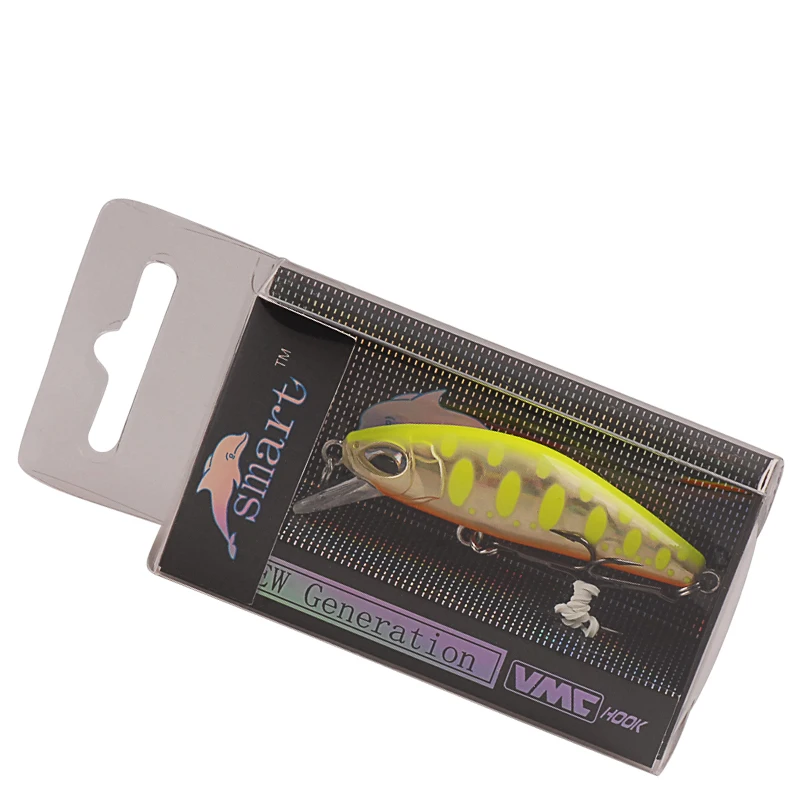 TAF Minnow приманки 50 мм 6 1 г 3D приманка для рыбалки с глазками Китай Leurre Souple ИСОГД