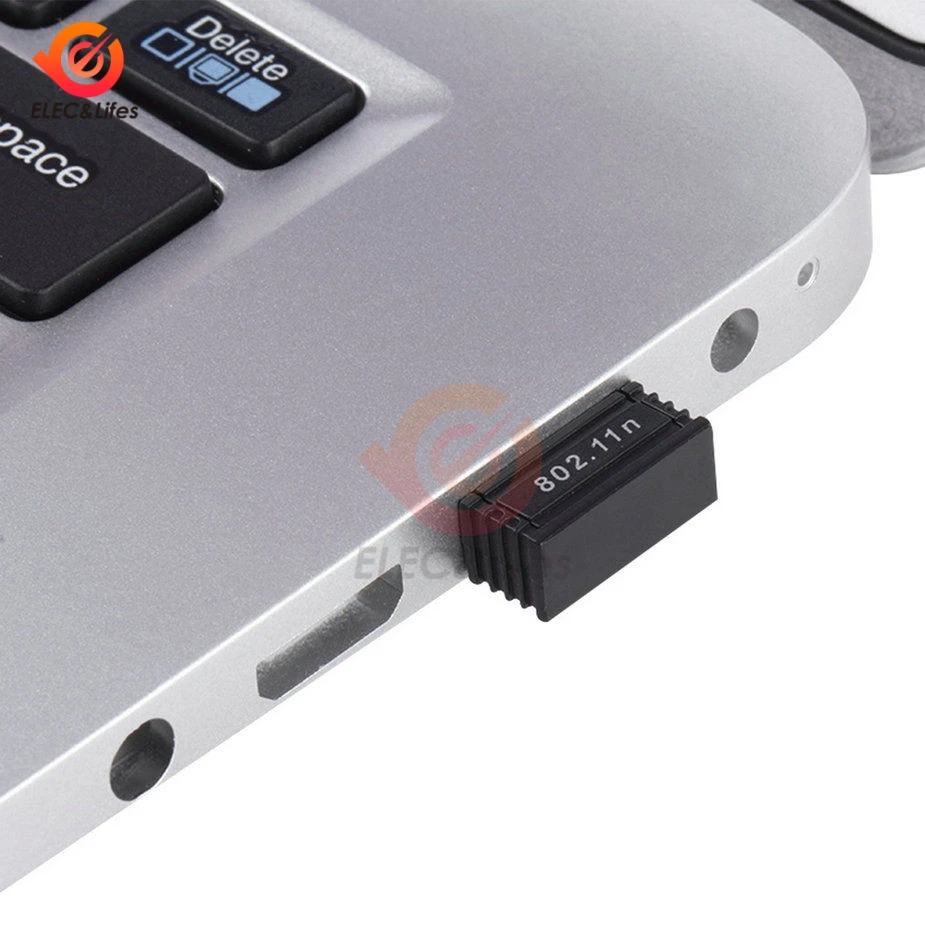 Сетевой адаптер Mini USB 2 0 802.11n 150 Мбит/с Поддержка шифрования WEP WPA 64/128 бит/с для ПК