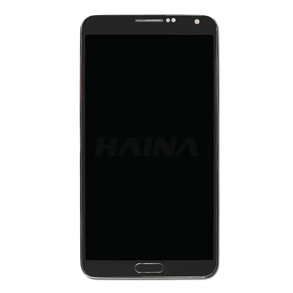 ЖК-дисплей N900 для SAMSUNG Galaxy Note 3 дигитайзер сенсорного экрана с рамкой и кнопкой