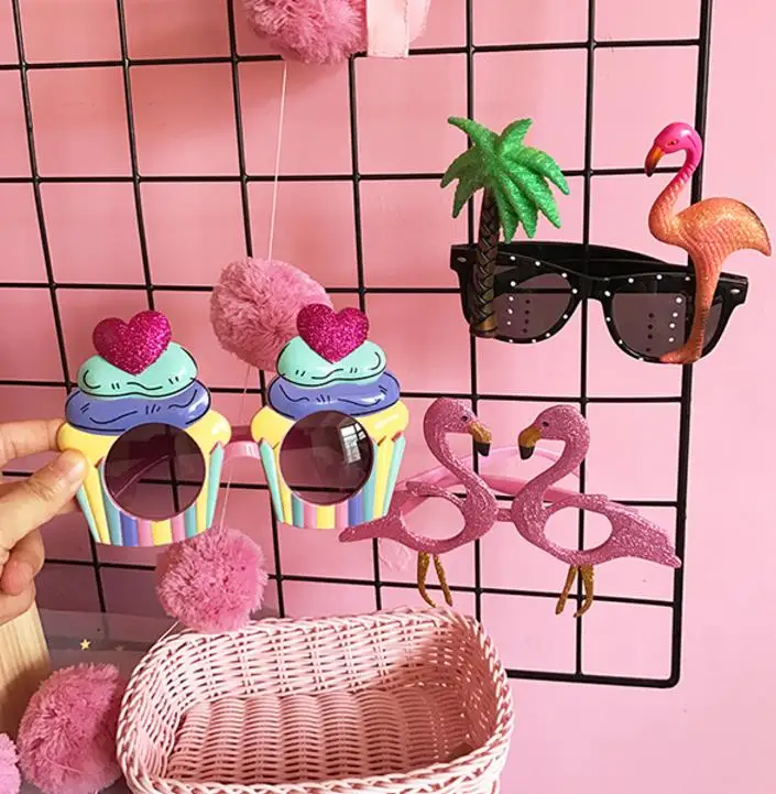 Коктейльные Гавайские солнцезащитные очки Flamingo Новые забавные для тропического