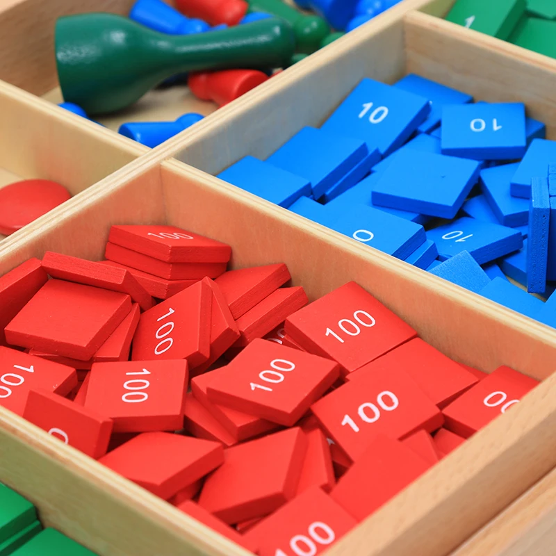 Детская игрушка Монтессори штамп игра и бумага (15 проблем) математика обучение