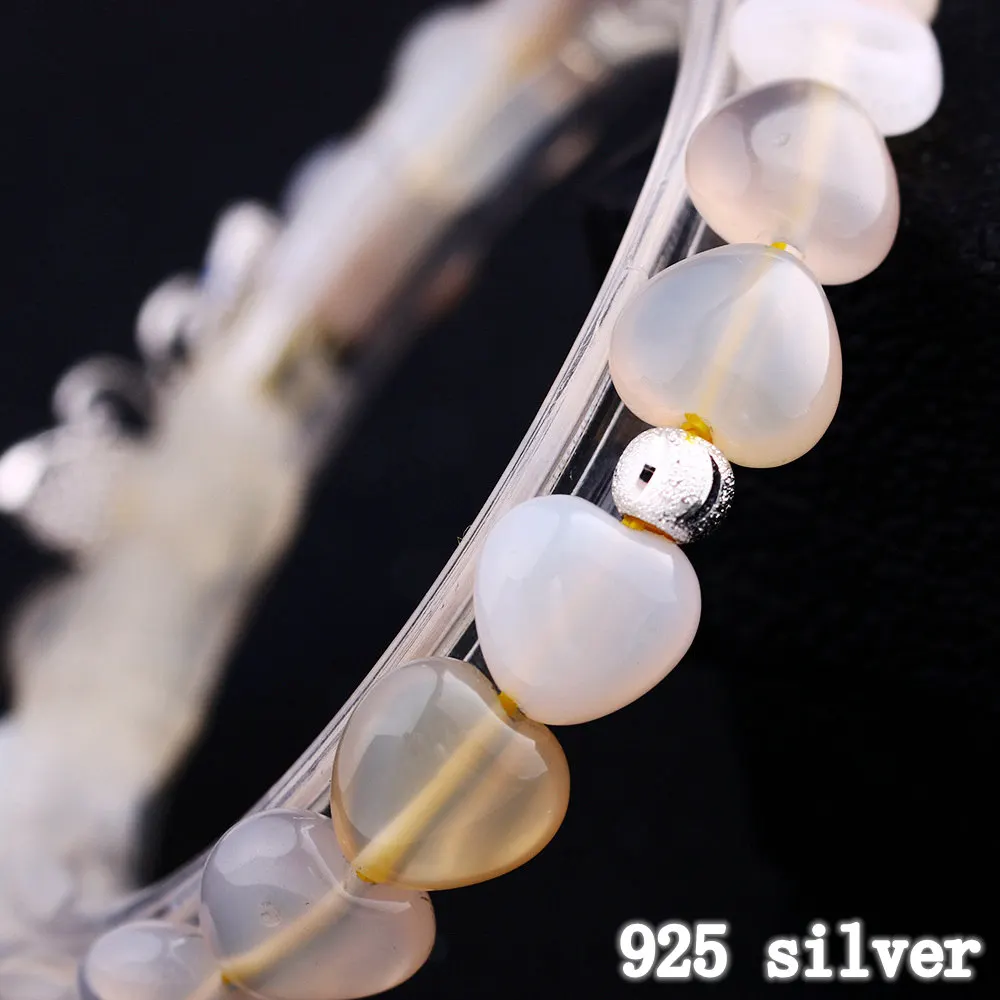 Yumten Moonstone 925 Silver Butterfly Love Women's Bracelet Jewelry Carters Buda Femme Armbanden Voor Vrouwen Bileklik | Украшения и