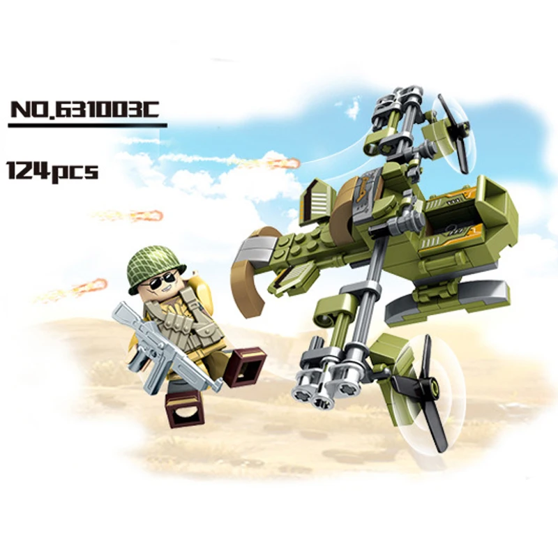 Just Action 4 In 1 Combat Robot Mortar Armored Car Model Military Blocks Set Bricks Educational Toys for Children Gift | Игрушки и хобби