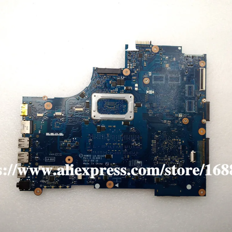 Материнская плата GY07W 0GY07W для ноутбука Dell Inspiron 15 3521 протестированная материнская