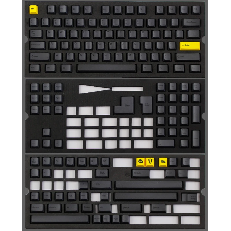 Набор ключей kbdfans dye подложка 152 клавиши Вишневый профиль для usb wried механическая