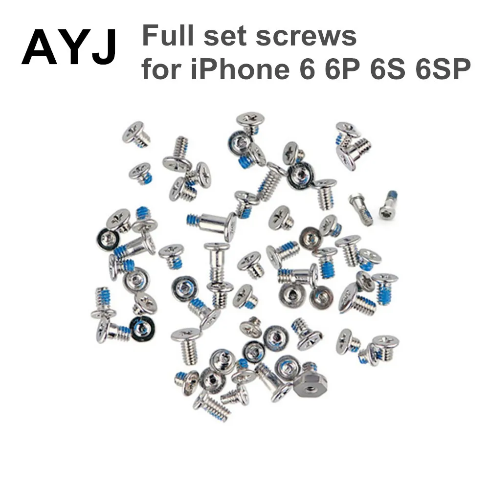 Полный набор винтов AYJ для iPhone 6 6s Plus 6SP 6G комплект с нижним винтом 100 | Мобильные