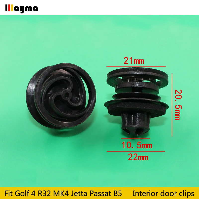 Пластмассовые зажимы для Volkswagen VW Golf 4 MK4 GTI R20 Passat B5 Jetta Внутренняя дверь карта