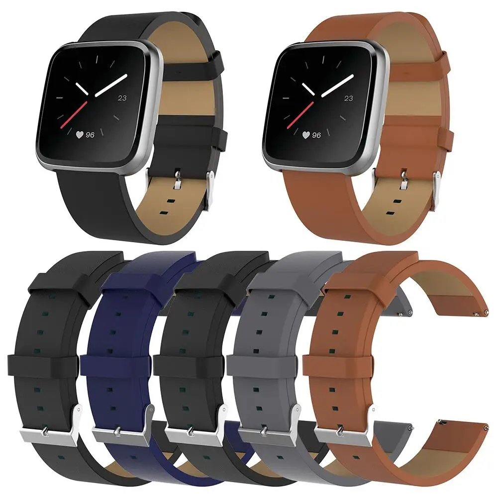 Новые 22 мм Сменные Смарт-часы из искусственной кожи ремешок для Fitbit Versa 2 |