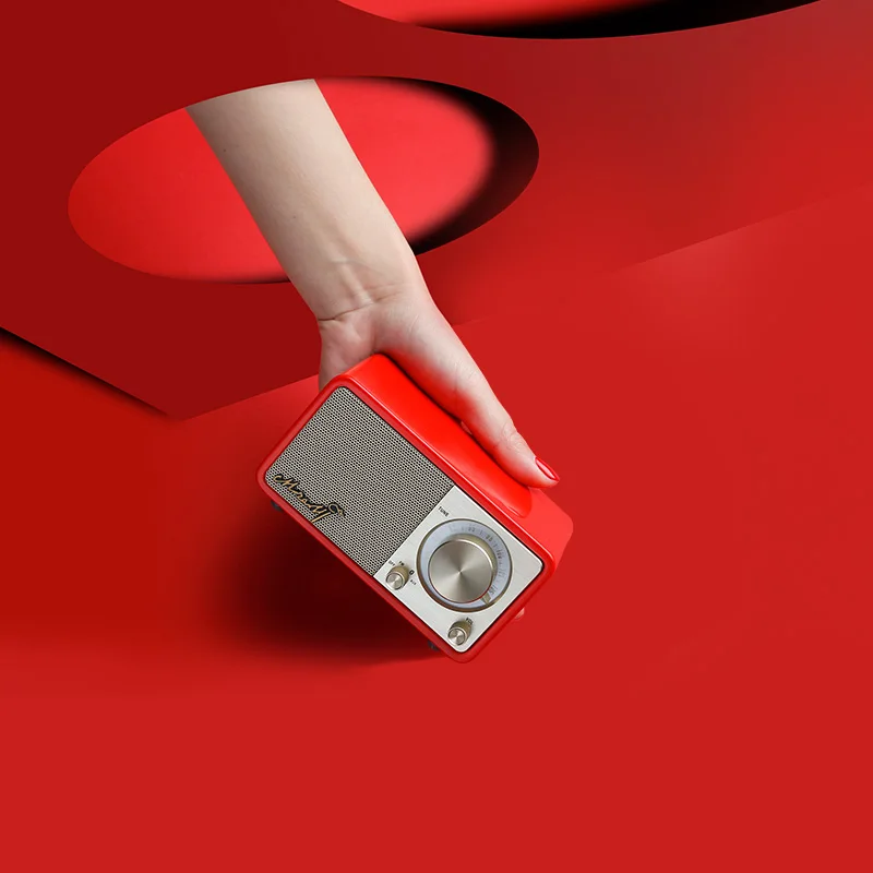 Миниатюрный Bluetooth радиоприемник SANGEAN MOZART FM радио беспроводной динамик подарок