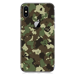 D01 GOOYIYO-для iPhone X XS наклейка для телефона XS Max XR DIY Наклейка 3M виниловая камуфляжная Обложка для iPhone 6 6S 7 8 Plus наклейка - Цвет: D01
