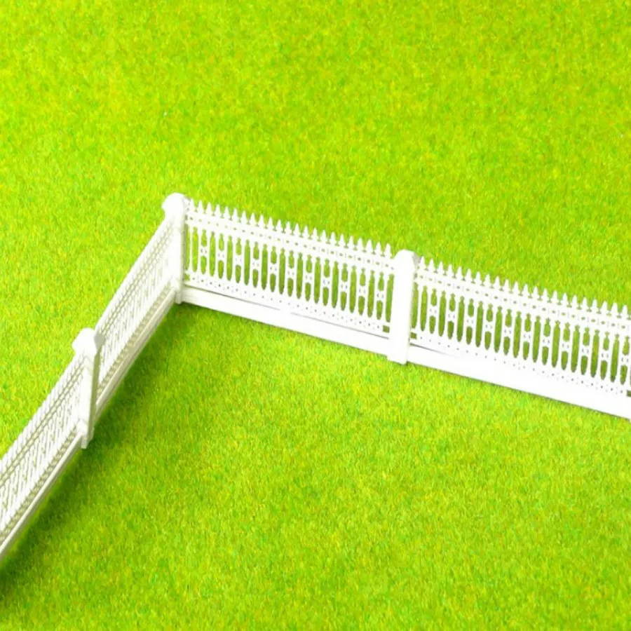 10 шт./лот 1/100 Съемная заборы Для модель железнодорожной железной дороги 3*100 см модель поезда 1: 87 ho ж/д моделирование