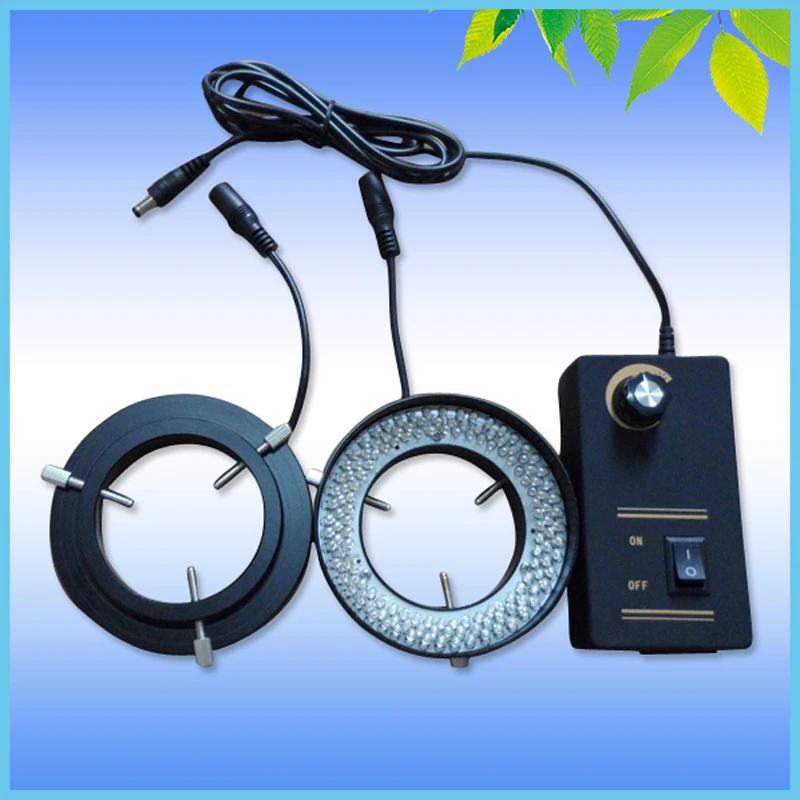 Светодиодный осветитель для микроскопа 144 кольцесветильник лампа белая