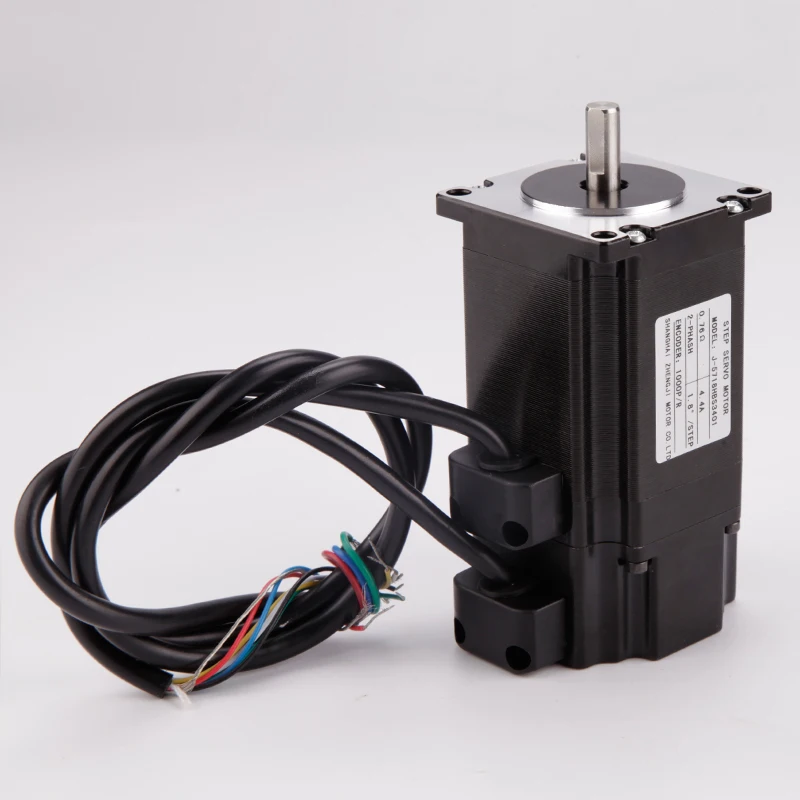 Бесплатная доставка, 1 шт., качественный сервомотор Nema 23 57HBS3401, 4 питающих провода, 57 двигателей, 4.4A 2.3N.m, лазерный ЧПУ и 3D принтер