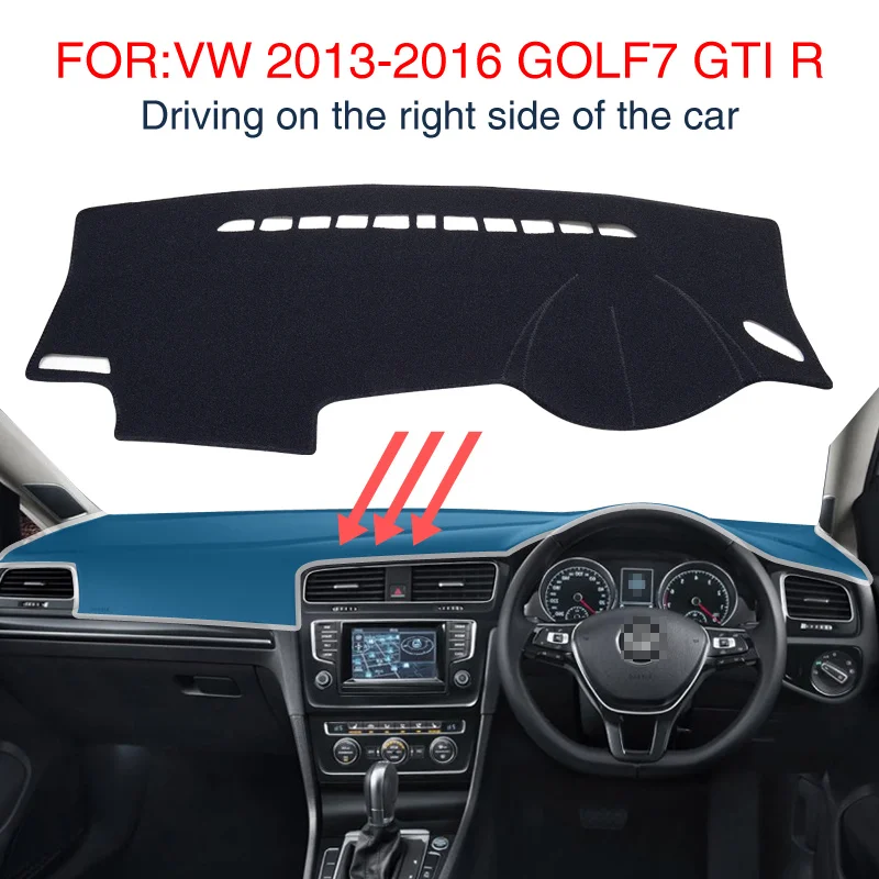Коврик smabee для приборной панели Volkswagen GOLF7 MK7 GTI R 2013 2016 аксессуары нескользящий