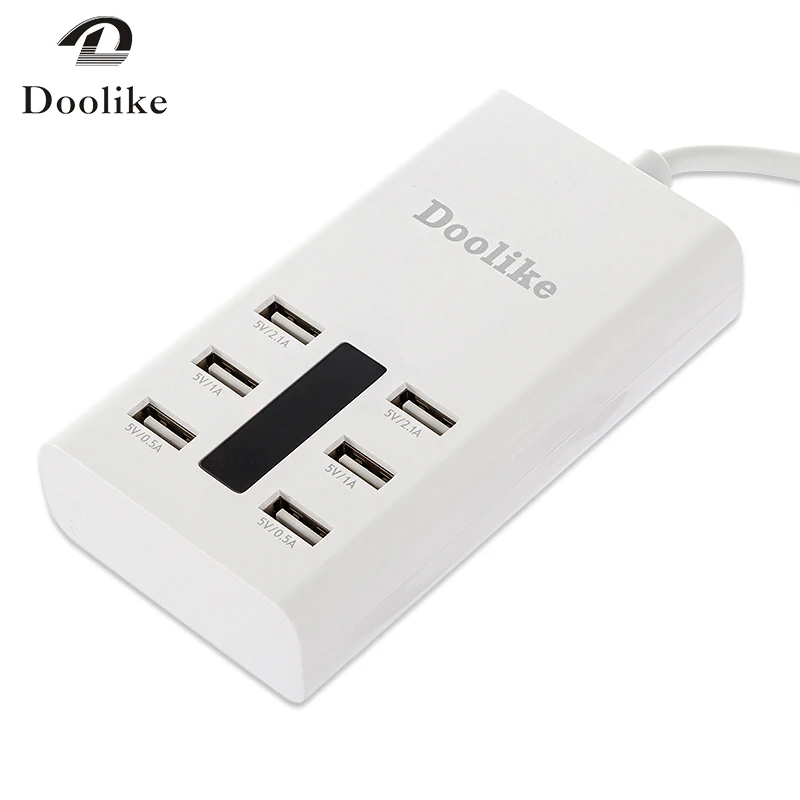 Высокоскоростной разветвитель зарядного устройства с 6 USB-портами универсальное