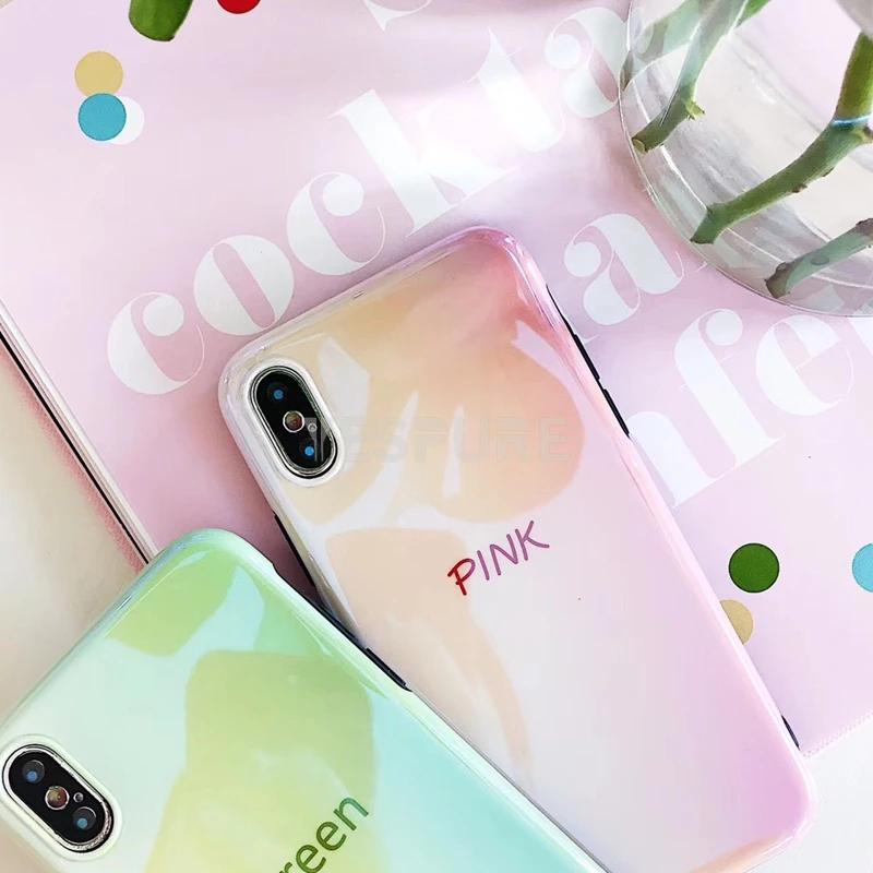 Оптовая продажа дешевая Силиконовая задняя крышка YESPURE для телефона Iphone X 8 8plus 7