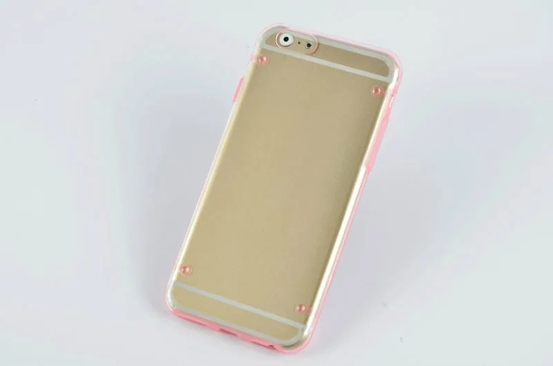 Тпу 10 piece/lot альта Qualidade ультра-дешевый фино Limpar plastico noctilucentes капа пункт для iPhone 6 4 7