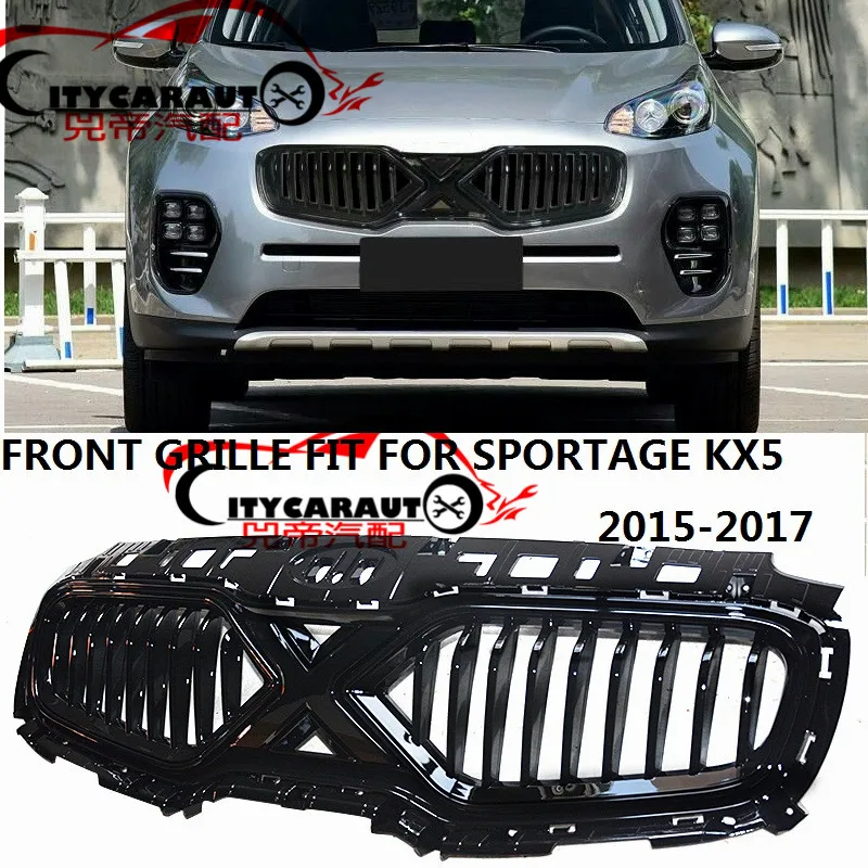 CITYCARAUTO высокое качество глянцевый черный гоночный X-MAN гриль решетка Передние