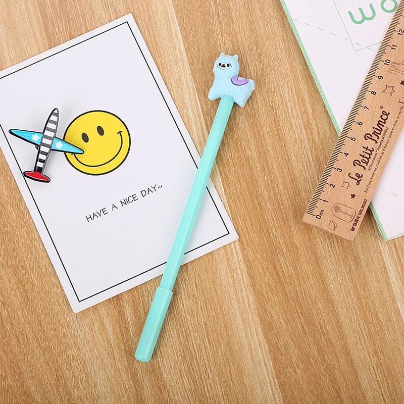 100 шт. креативные канцелярские принадлежности Альпака нейтральная ручка милый
