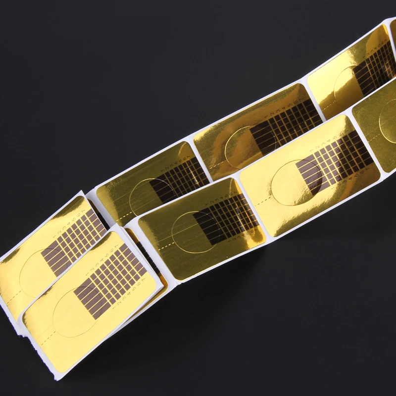 100 шт./упаковка наклейки для наращивания ногтей формы дизайна инструменты