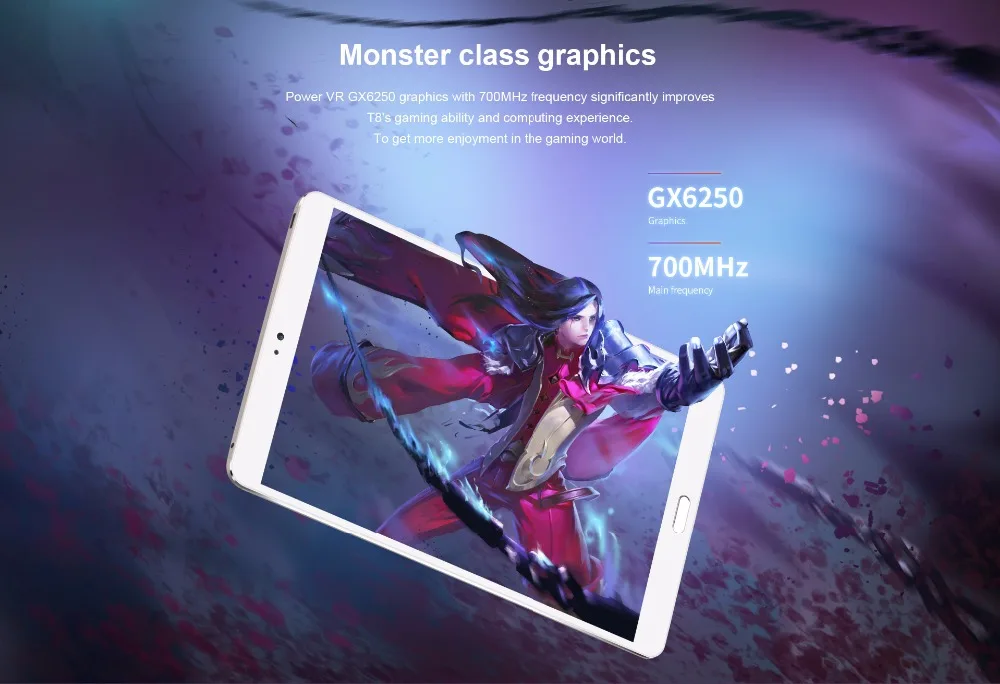 Новейший Teclast T8 8,4 дюймовый планшет ips pc Android 7,0 2560*1600 ips экран MT8176 Hexa Core WiFi BT Камера 4 Гб ram
