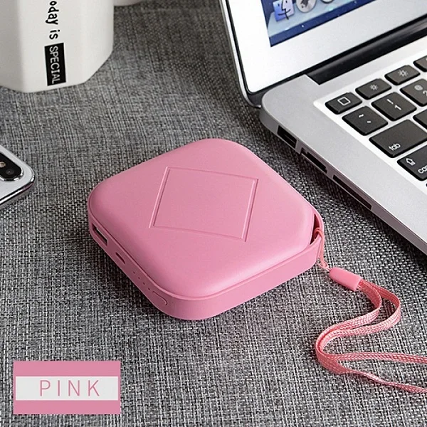 Pink 7800 мА/ч, внешняя Батарея Портативный мини Мощность Bank быстрая телефон Зарядное устройство Мощность bank зарядное устройство для iPhone samsung Xiaomi Android Мощность банка - Цвет: Pink