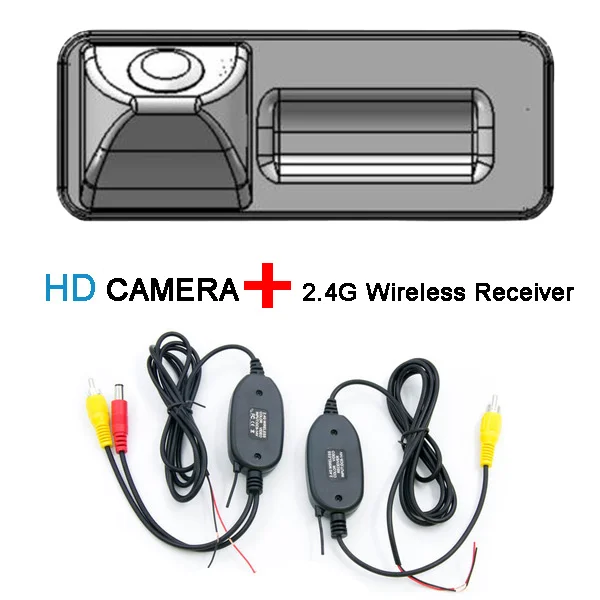 

HD car rear view back up reverse parking car camera for Toyota Vios NTSC Waterproof night vision wireless transmitter LCD screen