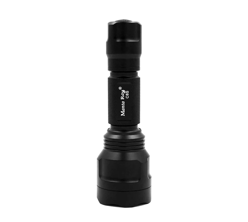 Zoom Manta Ray C8s черный УФ 365nm светодиодный светильник вспышки, nichia 365UV 6 Вт в стороне, УФ лампа светильник, флуоресцентный агент обнаружения, УФ отверждения