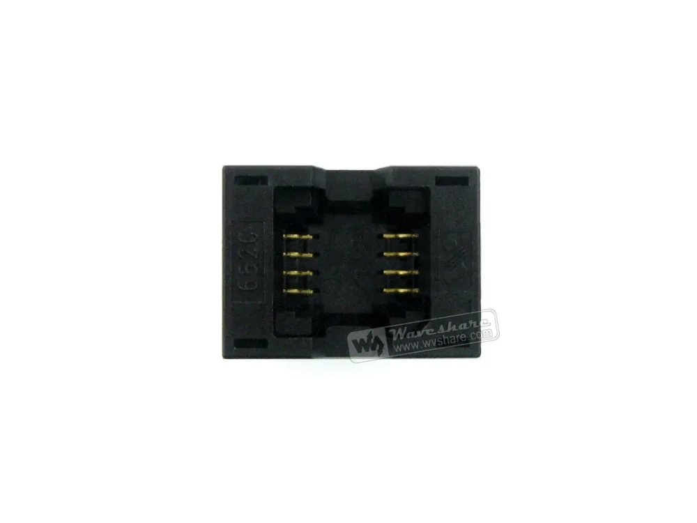 652C0082211W IC Test Burn-in Socket Original from Wells IC Programming Adapter for SOP8 SOIC8 Package 1.27Pitch