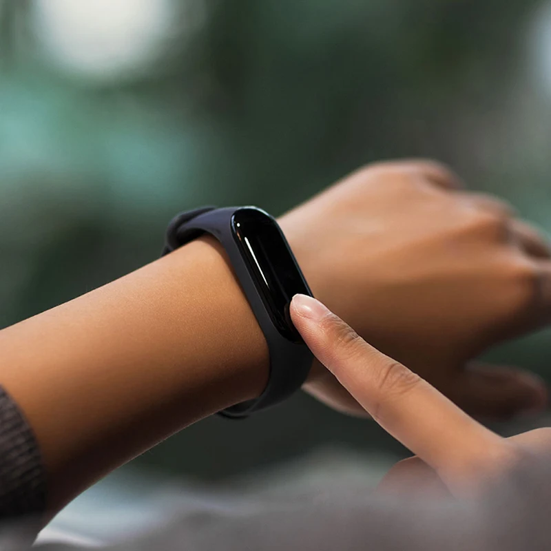 100% оригинал Xiaomi Mi Band 3 2 смарт Браслет фитнес браслет большой сенсорный экран OLED