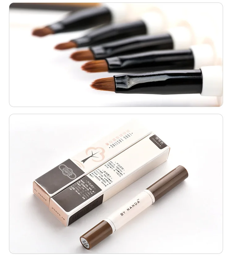 By Nanda Brand Long Lasting Waterproof Eyebrow Tint Gel Black Brown Pigments Color Henna Tattoo Makeup Eye Brow | Красота и здоровье