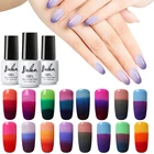 Belen гель для ногтей 3 в 1 меняющий температуру Цвет УФ-гель для ногтей отмачиваемый УФ светодиодный Гель-лак Хамелеон 7 мл