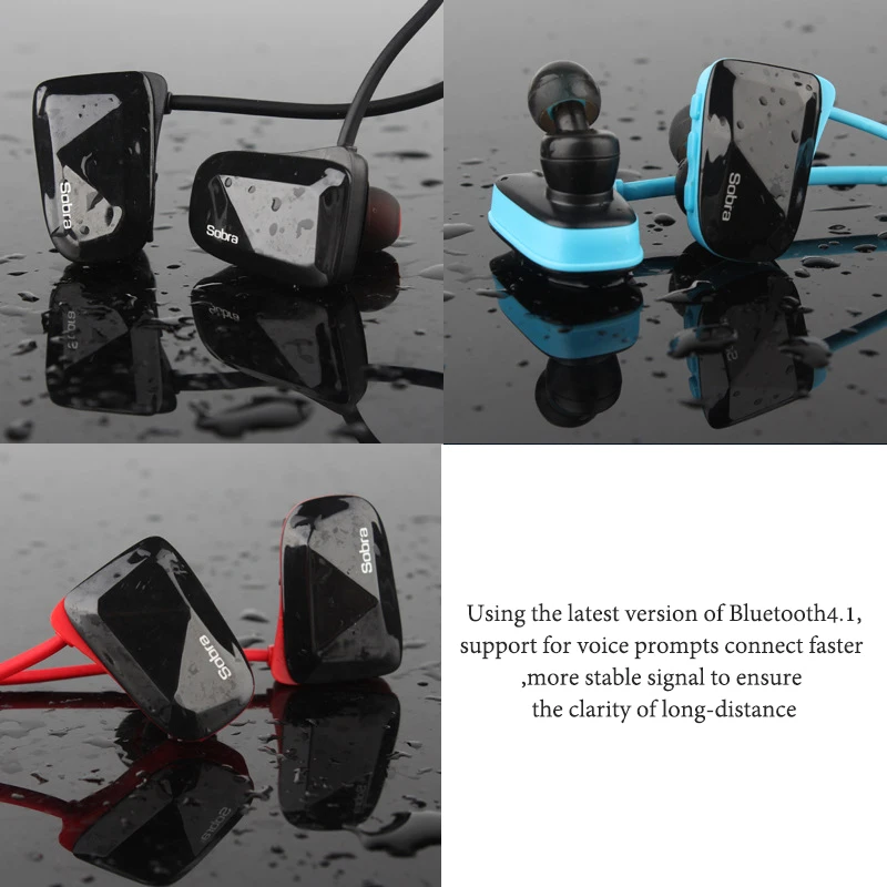 Беспроводные спортивные водонепроницаемые наушники BT6 с микрофоном Bluetooth 4 1|headset
