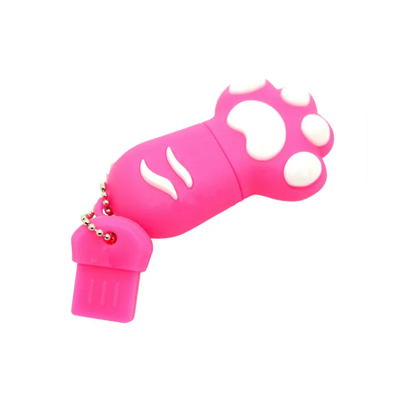 USB флеш-накопитель Cute Cat claw Подарочный 2 0 флешка 64 ГБ 32 16 8 4 | Компьютеры и офис
