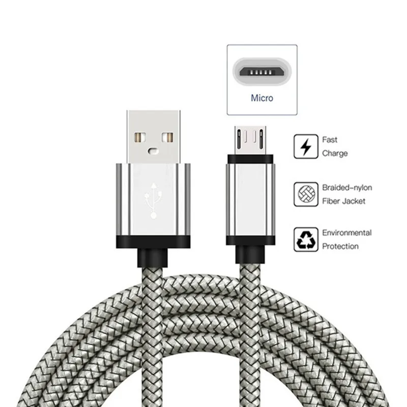 Короткий Micro usb кабель для быстрой зарядки Huawei P Smart Y7 Y9 2019 Y6 Y5 2018 Honor 8X 7A