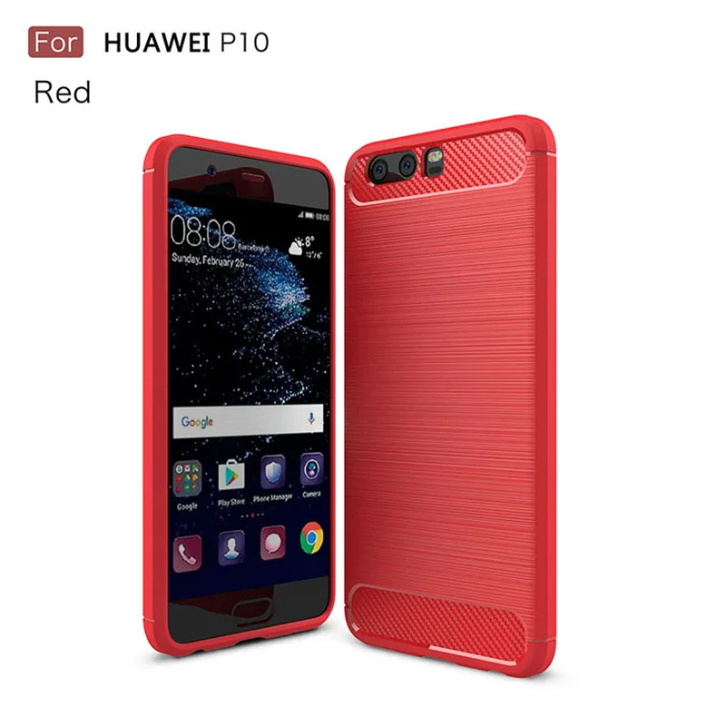 1 шт. Роскошные Чехлы для мобильных телефонов huawei P10 Силиконовая защита от падений