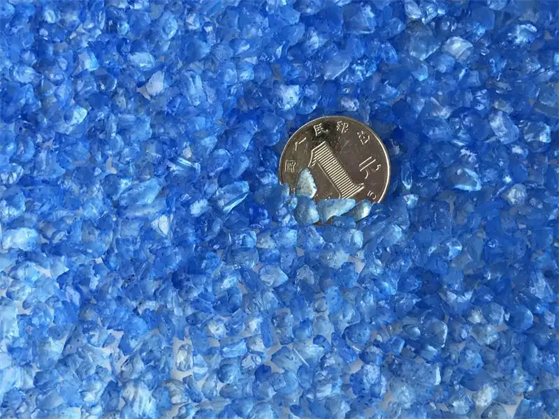 Ocean blue Цветной стеклянный песок 100 г темно-синие стеклянные бусины для аквариума, микро ландшафтное украшение для нижнего песка, домашний декор, океанское изготовление свечей - Цвет: Ocean blue