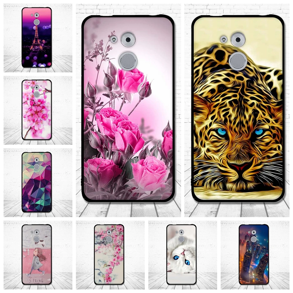 Чехол для huawei Enjoy 6S чехол Honor 6C силиконовый ТПУ 3D рельефная задняя крышка Nova Smart Case 5
