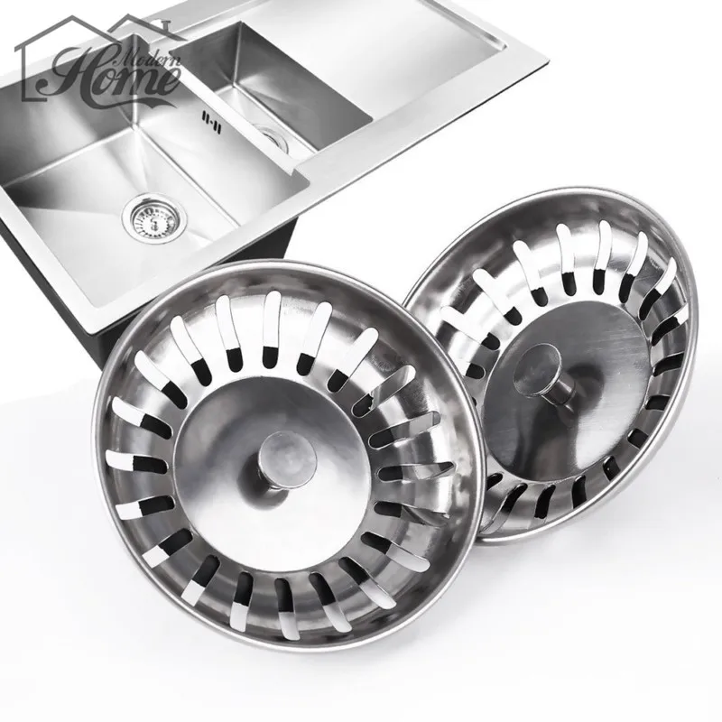 Фильтр для отверстий в раковине из нержавеющей стали 8 см 1 шт.|sewer filter|sink strainer