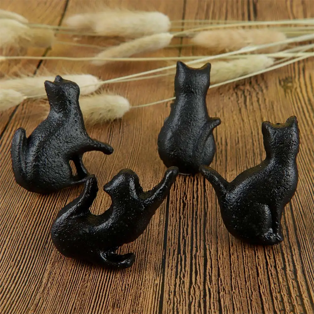 1 шт. домашний практичный креативный милый кошачий дизайн ящик для шкафа ручка